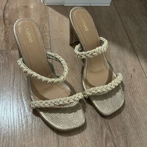 Kaanas gold heels